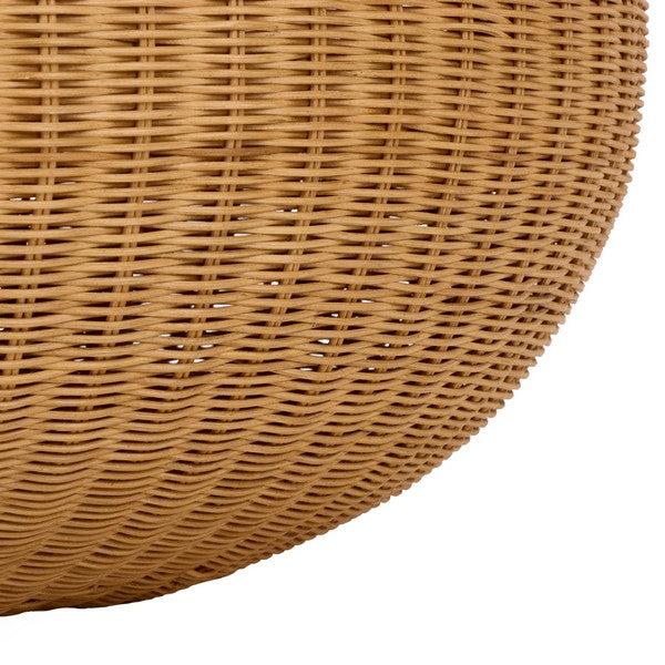 O'reilly Rattan Oval Coffee Table in Natural