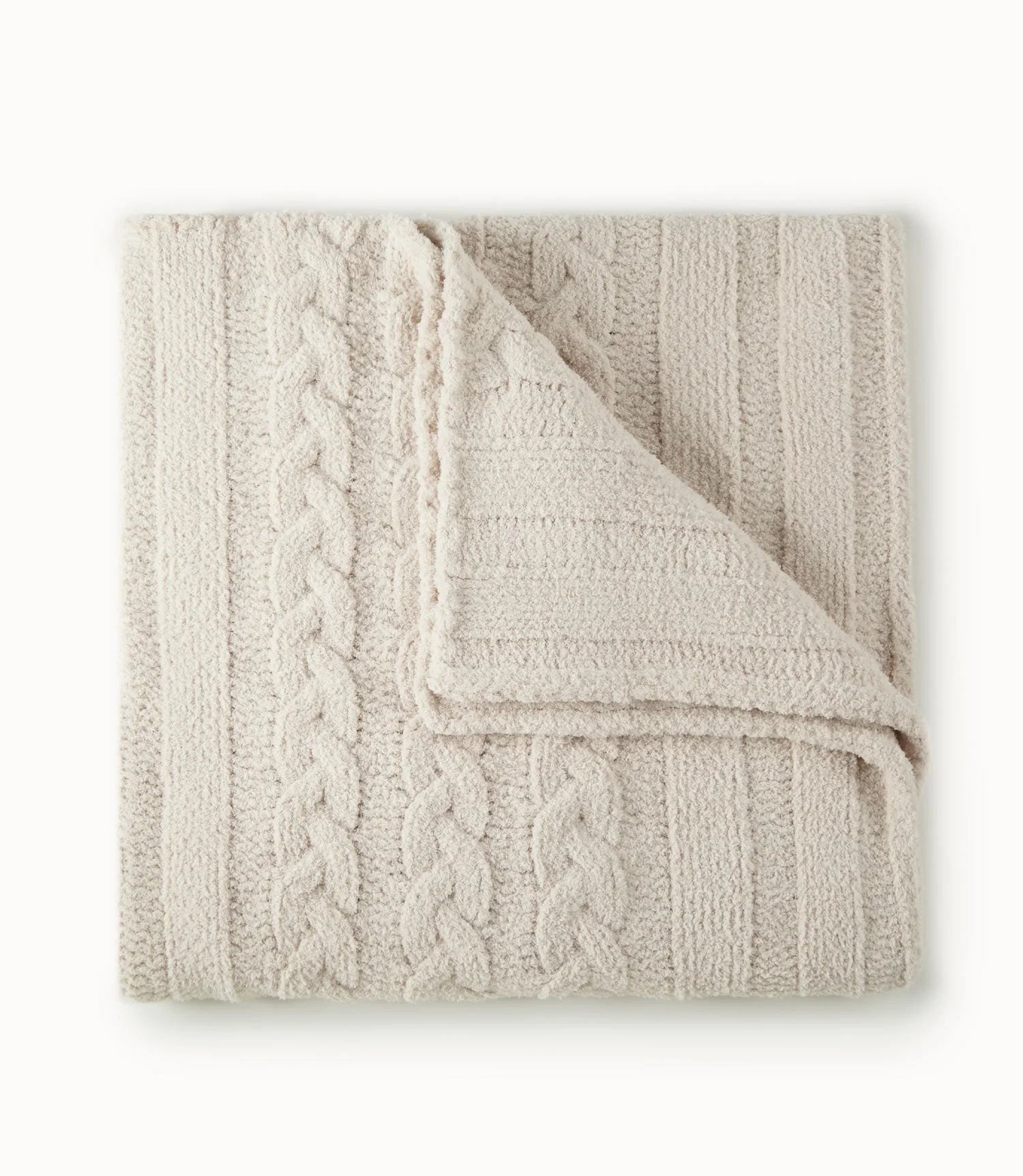 Cozy Knit Throw Blanket