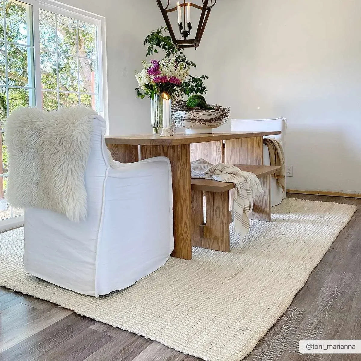 Calla Jute Beige Area Rug - Livabliss x Becki Owens - The Mayfair Hall