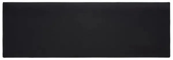 Carmelo Linen Bench in Black with Crossed Wood Base - The Mayfair Hall
