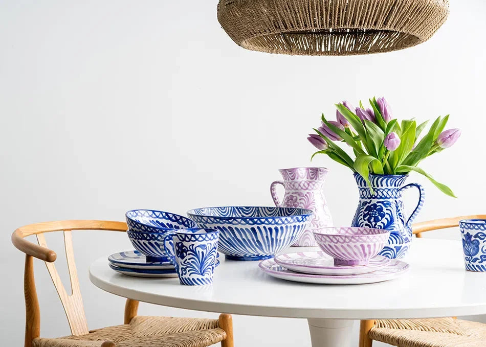 Small bowl with hand painted designs - The Mayfair Hall