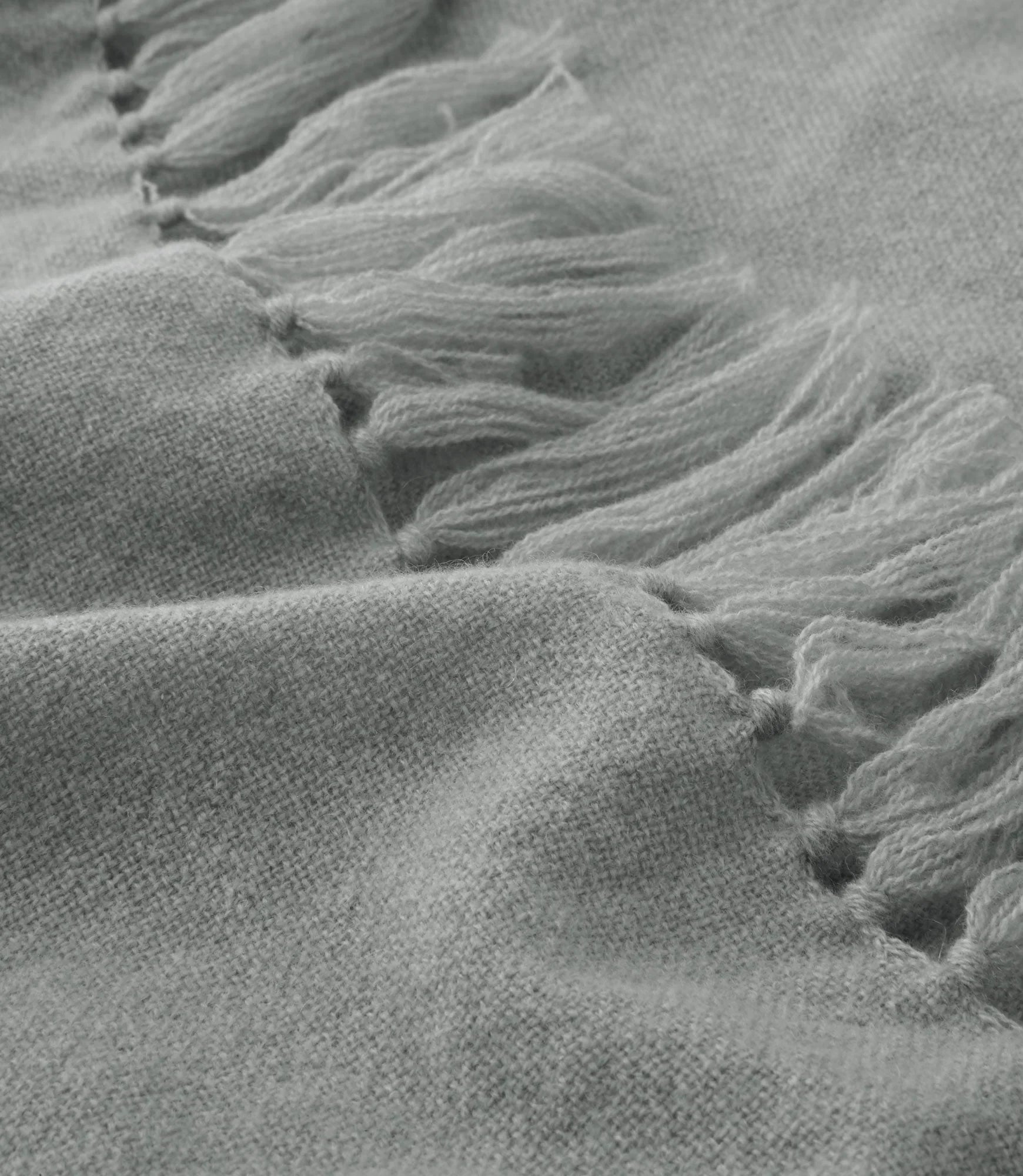 Fairmount Cashmere Throw (Cream, Moss, Mercury, Camel or Heather Gray)