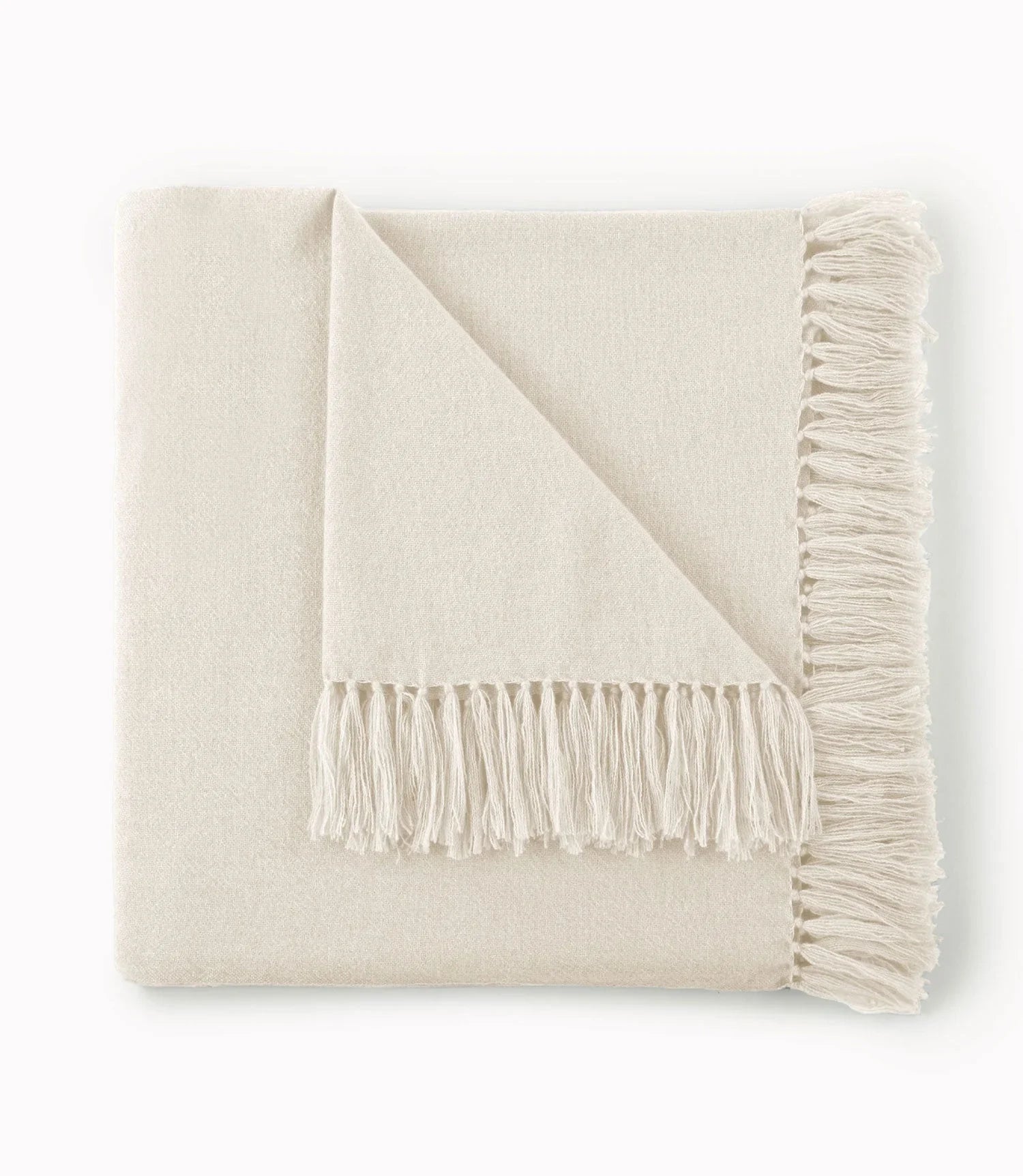 Fairmount Cashmere Throw (Cream, Moss, Mercury, Camel or Heather Gray)