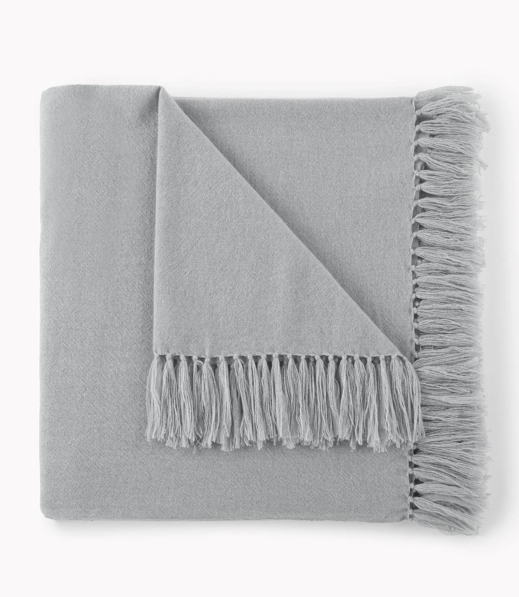 Fairmount Cashmere Throw (Cream, Moss, Mercury, Camel or Heather Gray)