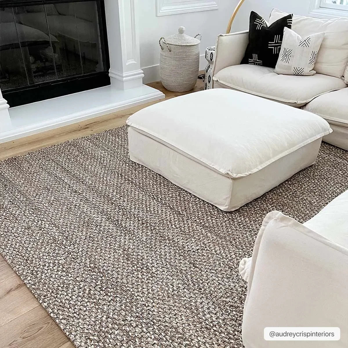 Caspar Hand Woven Natural Jute Rug - The Mayfair Hall
