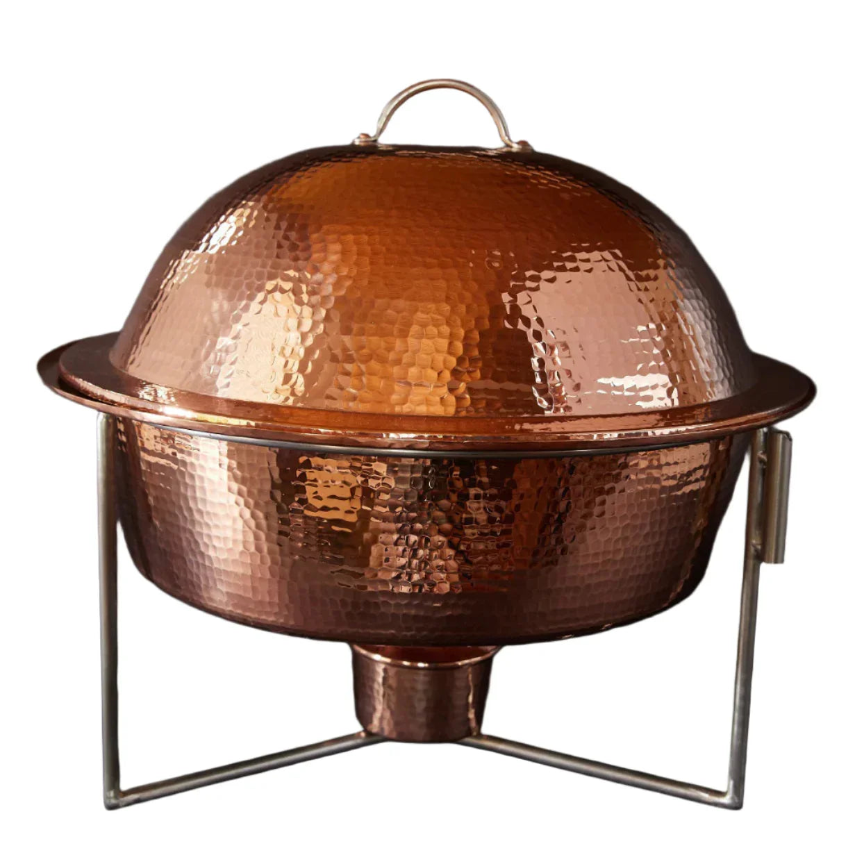 Copper Round Dome Chafers - The Mayfair Hall