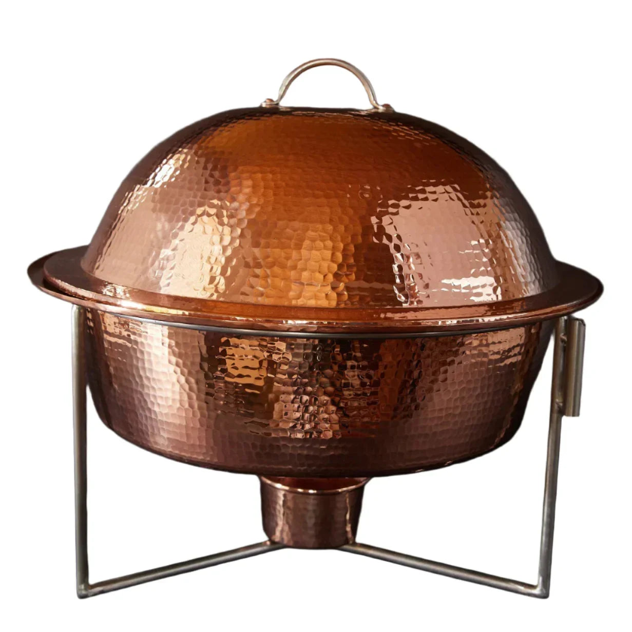 Copper Round Dome Chafers - The Mayfair Hall