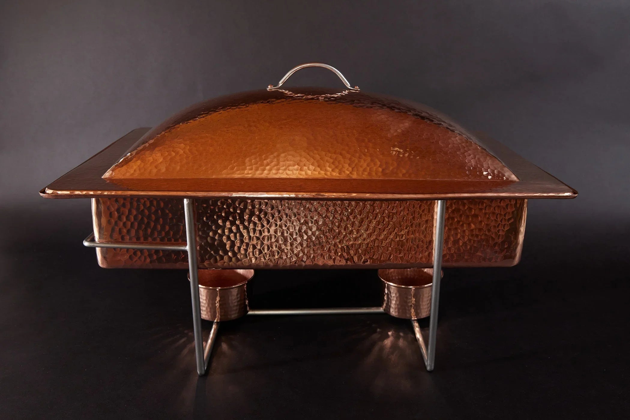 Syracuse Rectangular Copper Chafer, 8 qt - The Mayfair Hall