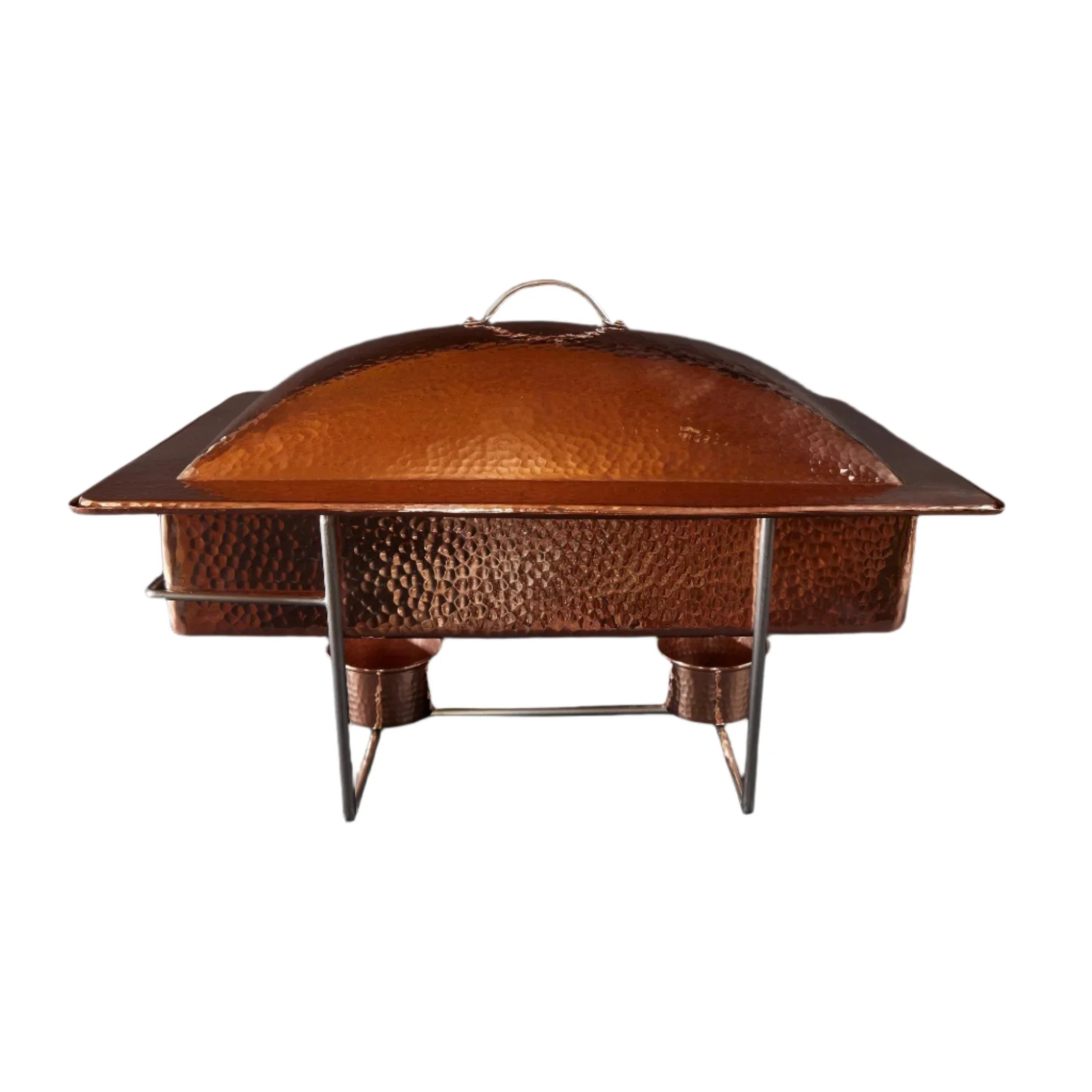 Syracuse Rectangular Copper Chafer, 8 qt - The Mayfair Hall