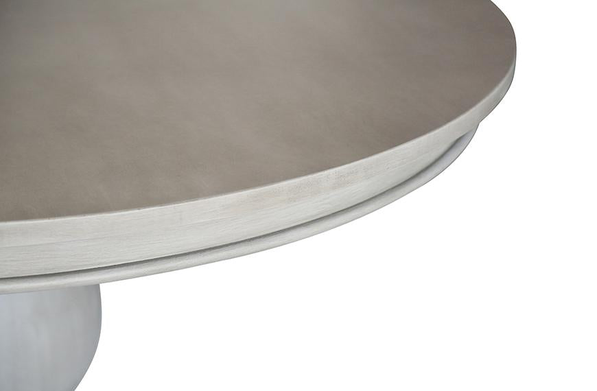 55" Charlotte Pedestal Table (Aged French Grey)