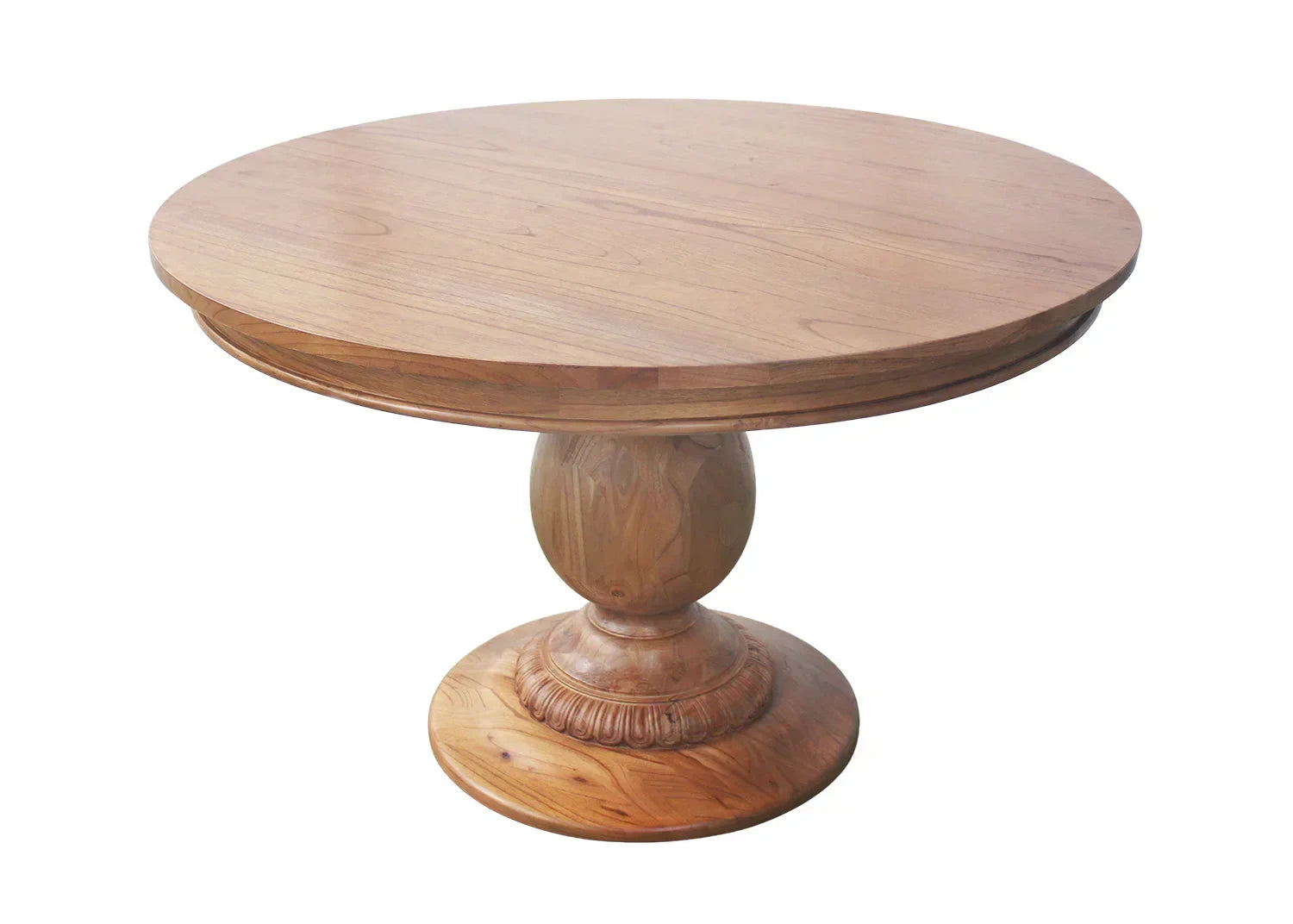 48" Charlotte Pedestal Table (Golden Oak) - The Mayfair Hall