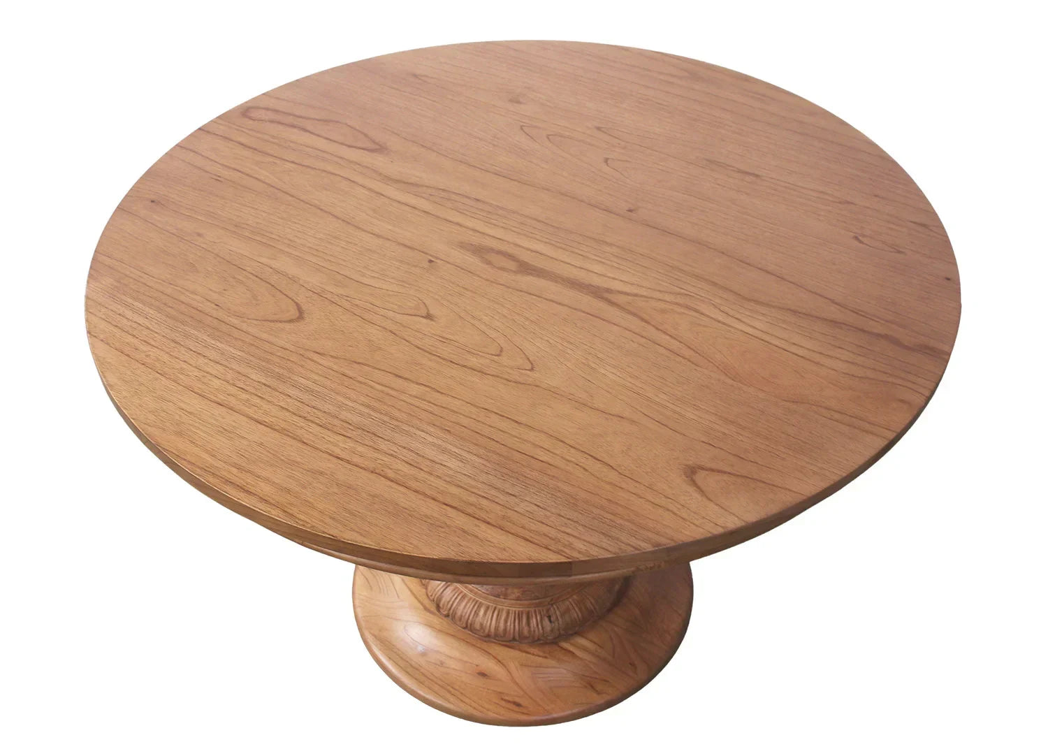 48" Charlotte Pedestal Table (Golden Oak) - The Mayfair Hall