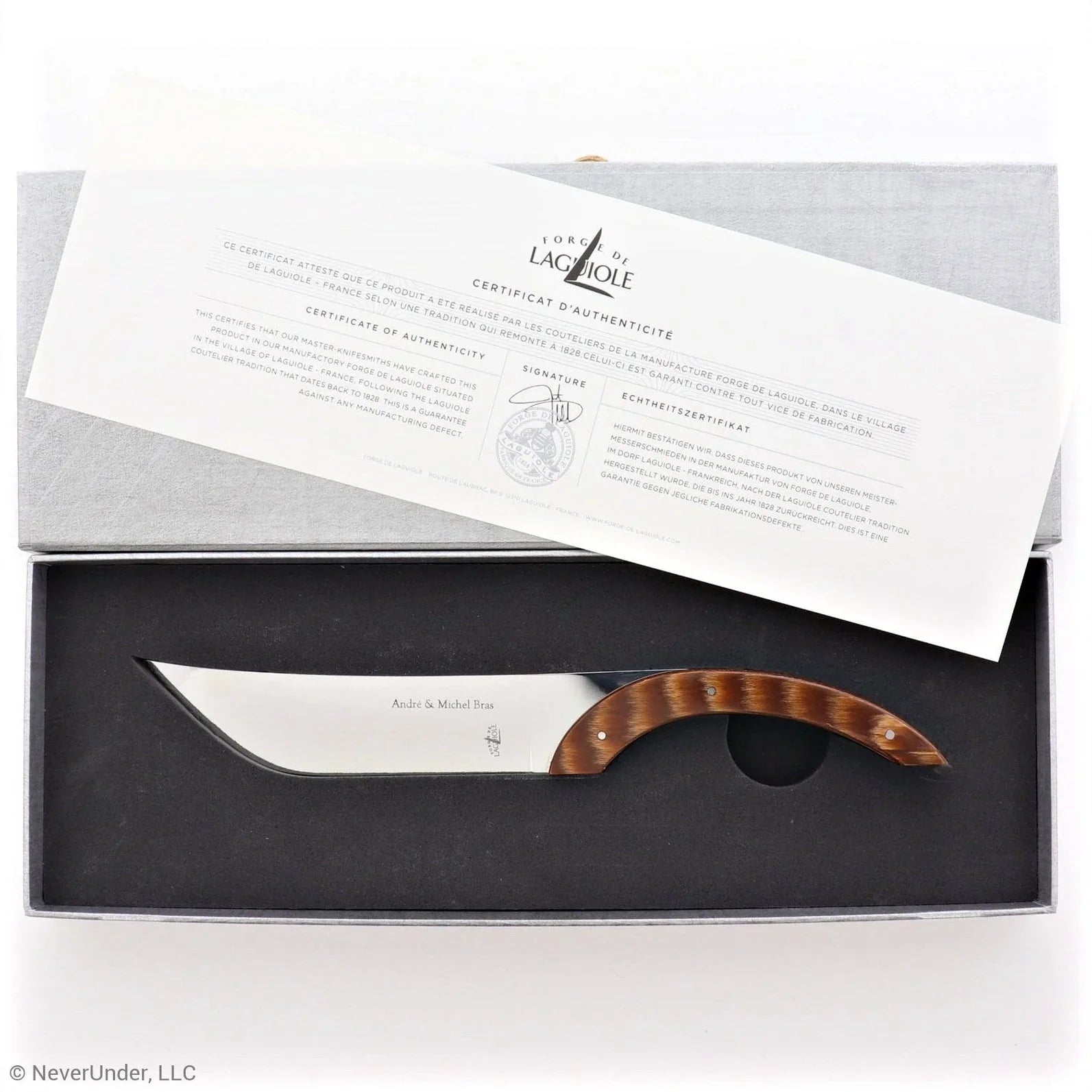 Cheese knife Michel and André Bras by Forge de Laguiole - The Mayfair Hall