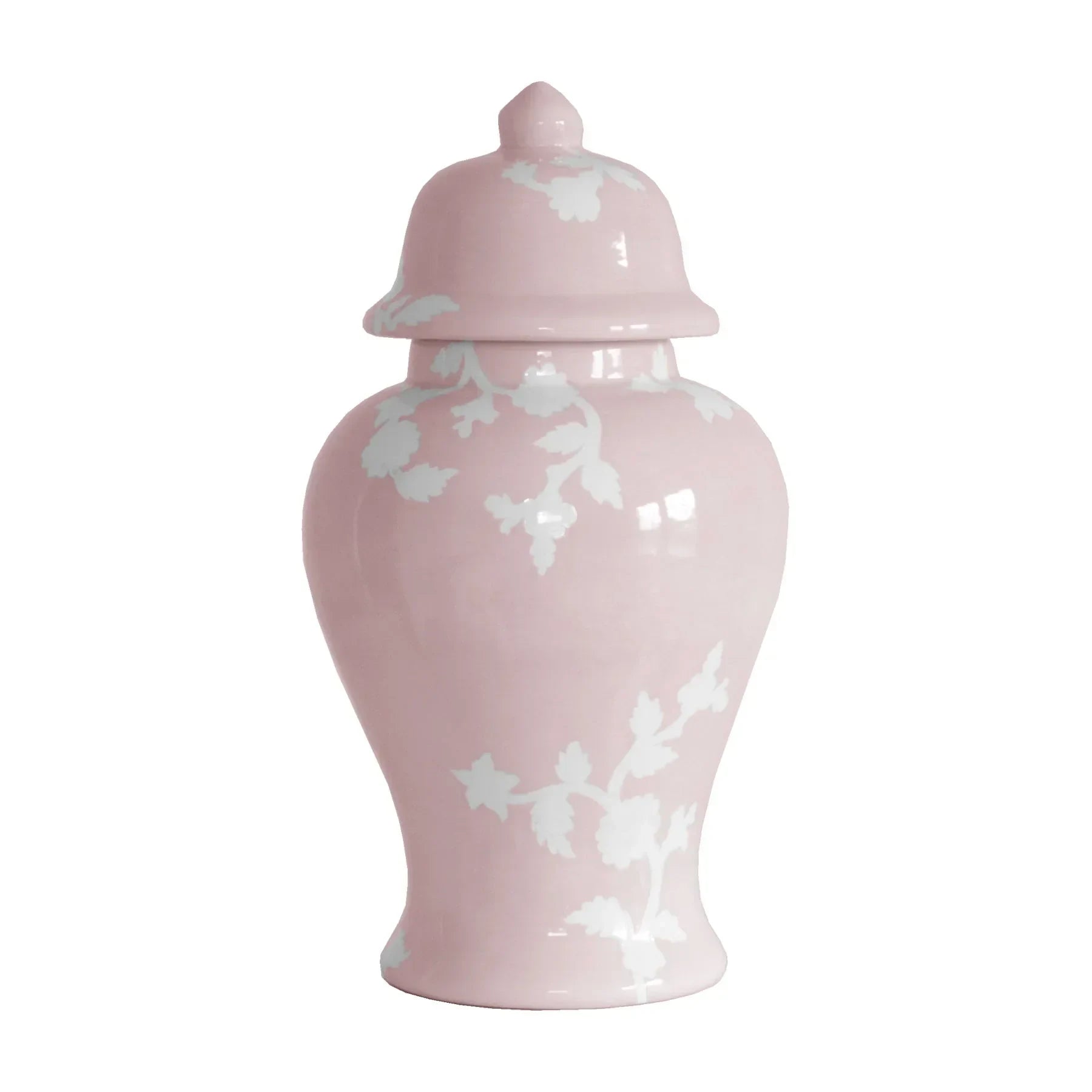 Chinoiserie Dreams Ginger Jars in Cherry Blossom Pink - The Mayfair Hall