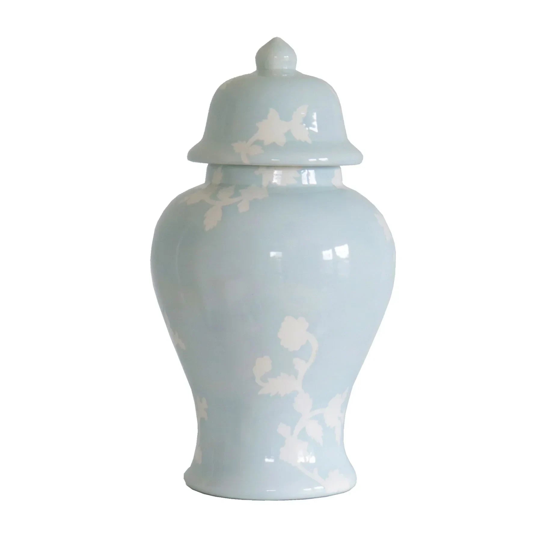 Chinoiserie Dreams Ginger Jars in Hydrangea Light Blue - The Mayfair Hall
