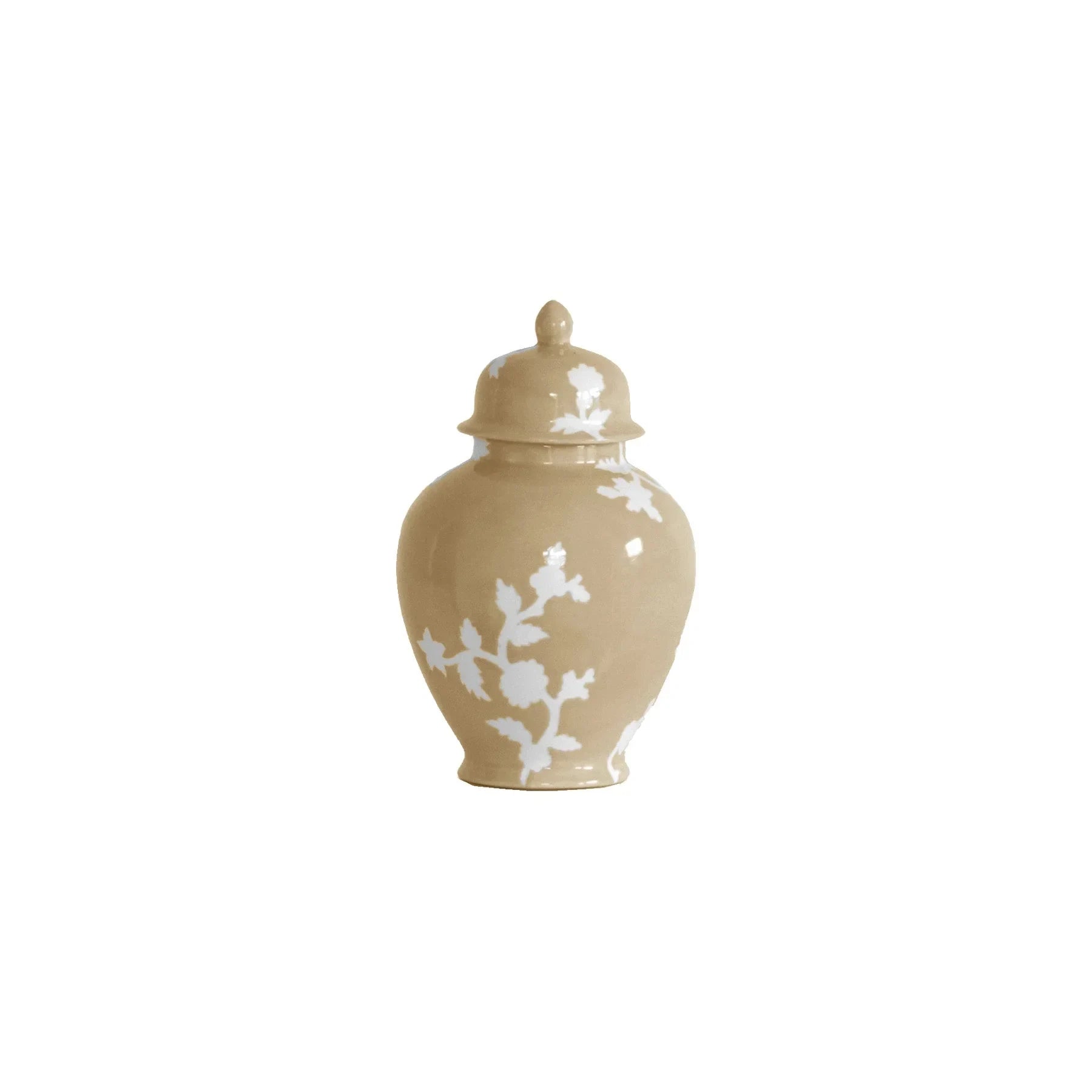 Chinoiserie Dreams Ginger Jars in Sand - The Mayfair Hall