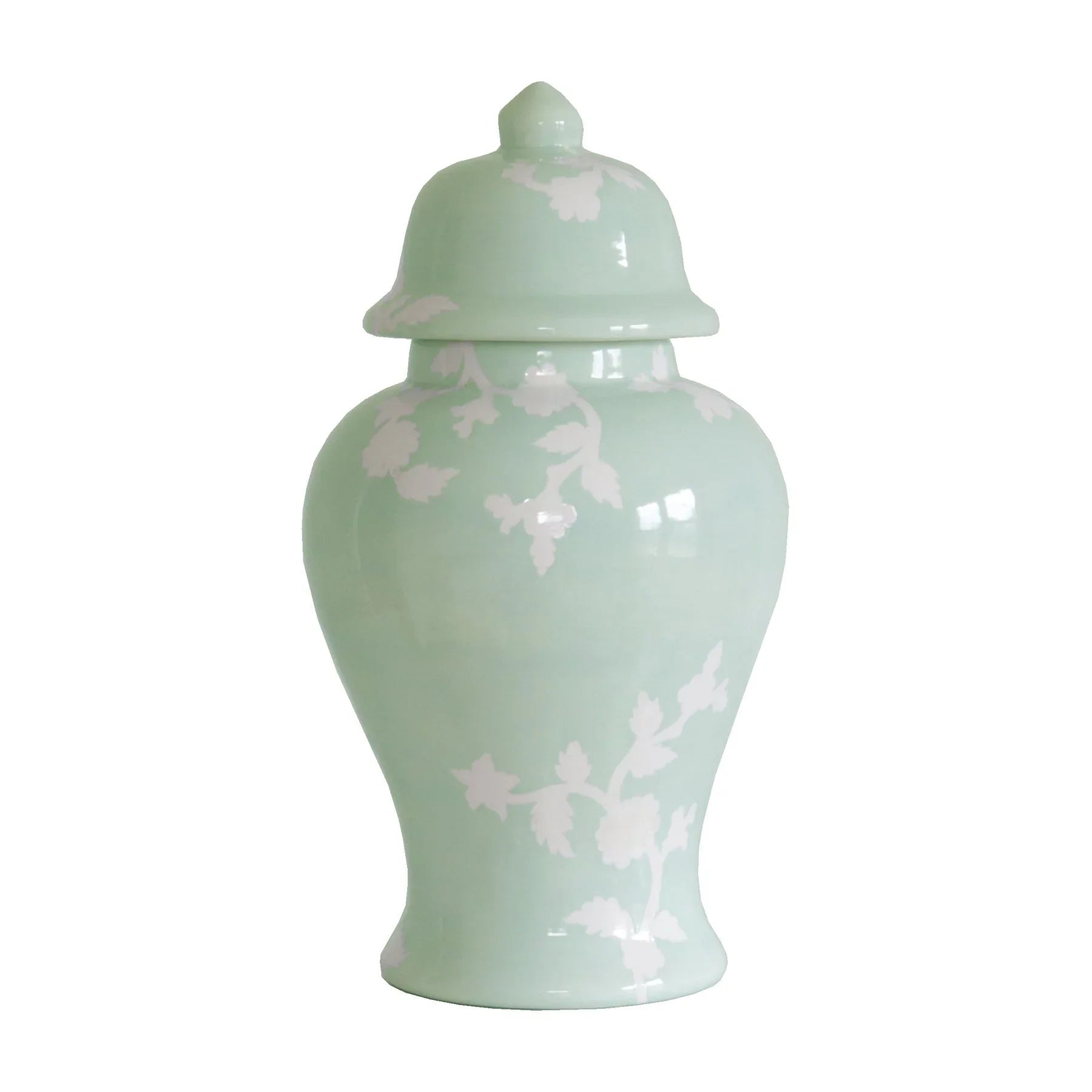Chinoiserie Dreams Ginger Jars in Sea Glass - The Mayfair Hall
