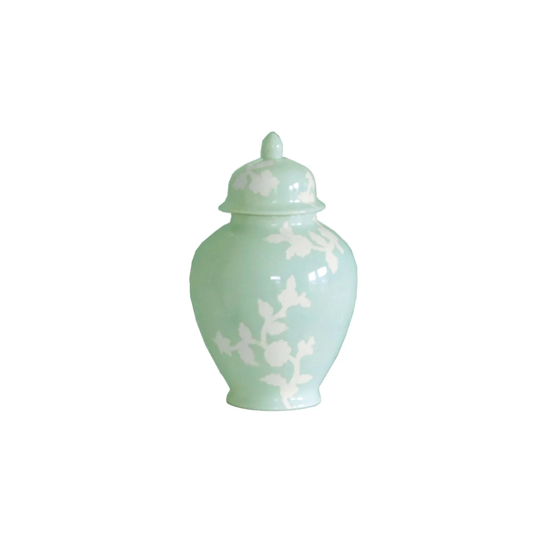 Chinoiserie Dreams Ginger Jars in Sea Glass - The Mayfair Hall