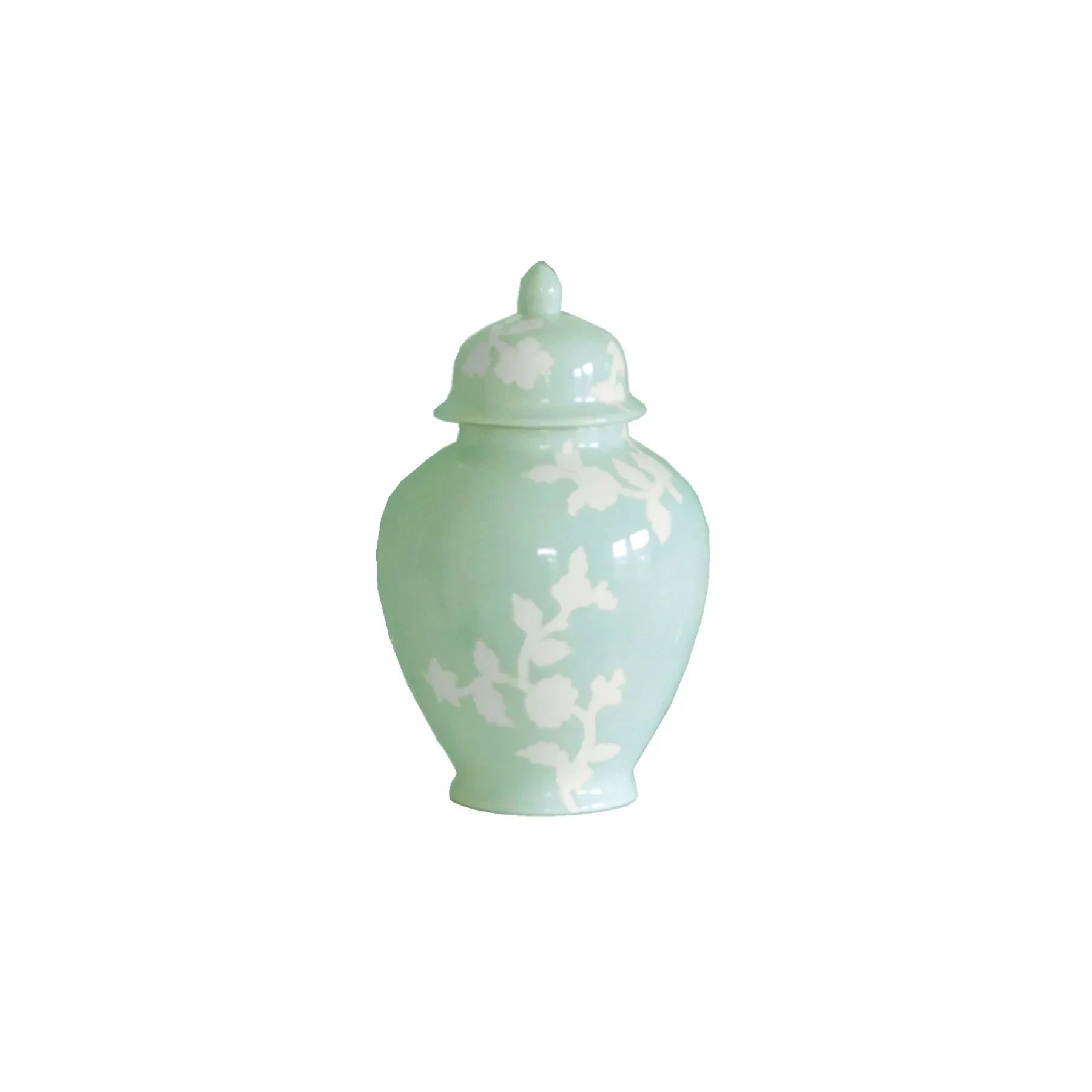 Chinoiserie Dreams Ginger Jars in Sea Glass - The Mayfair Hall