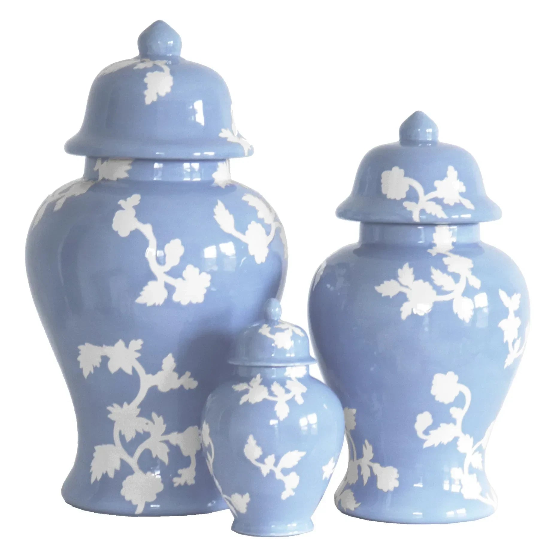 Chinoiserie Dreams Ginger Jars in Serenity - The Mayfair Hall