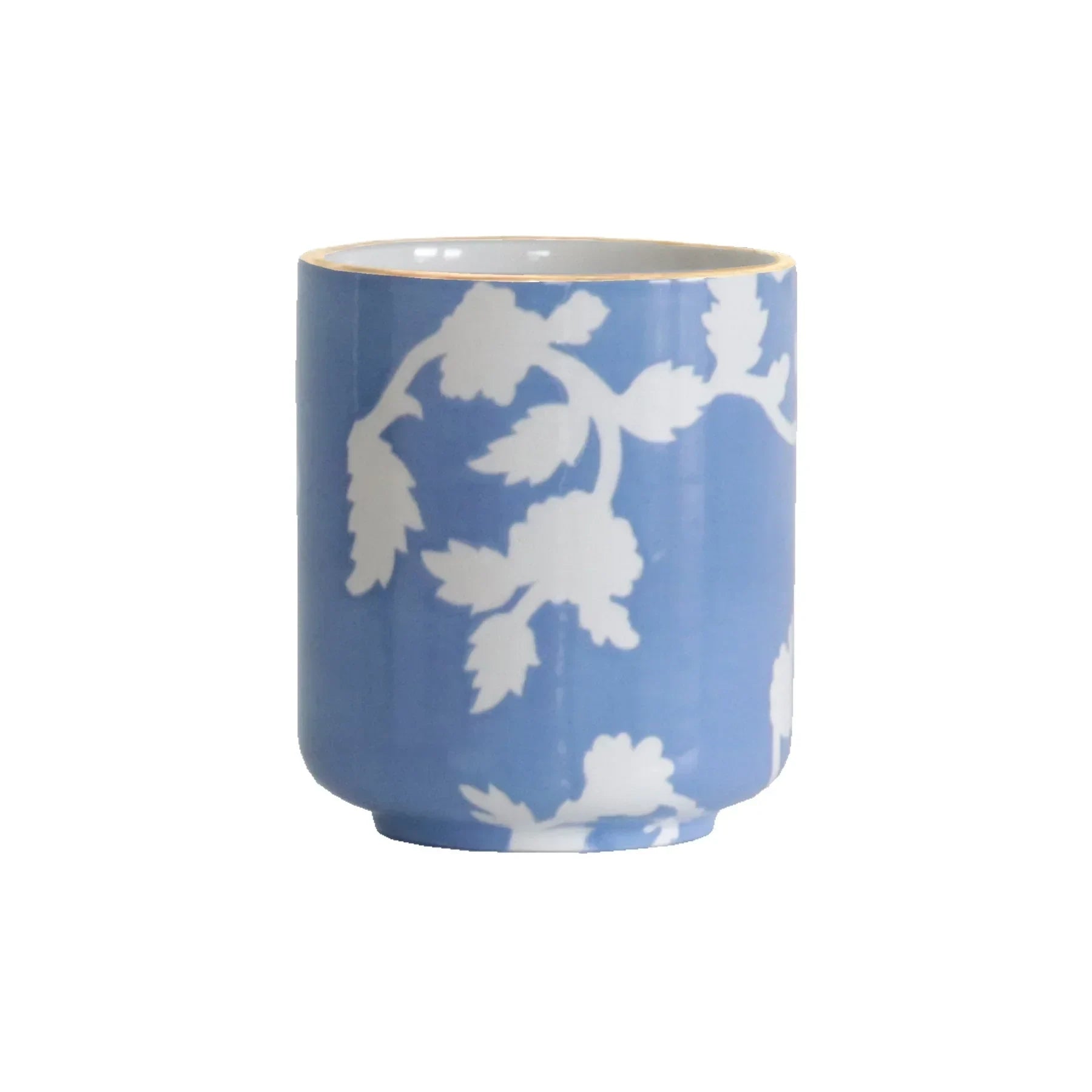 Chinoiserie Dreams Vase with 22K Gold Accent - The Mayfair Hall