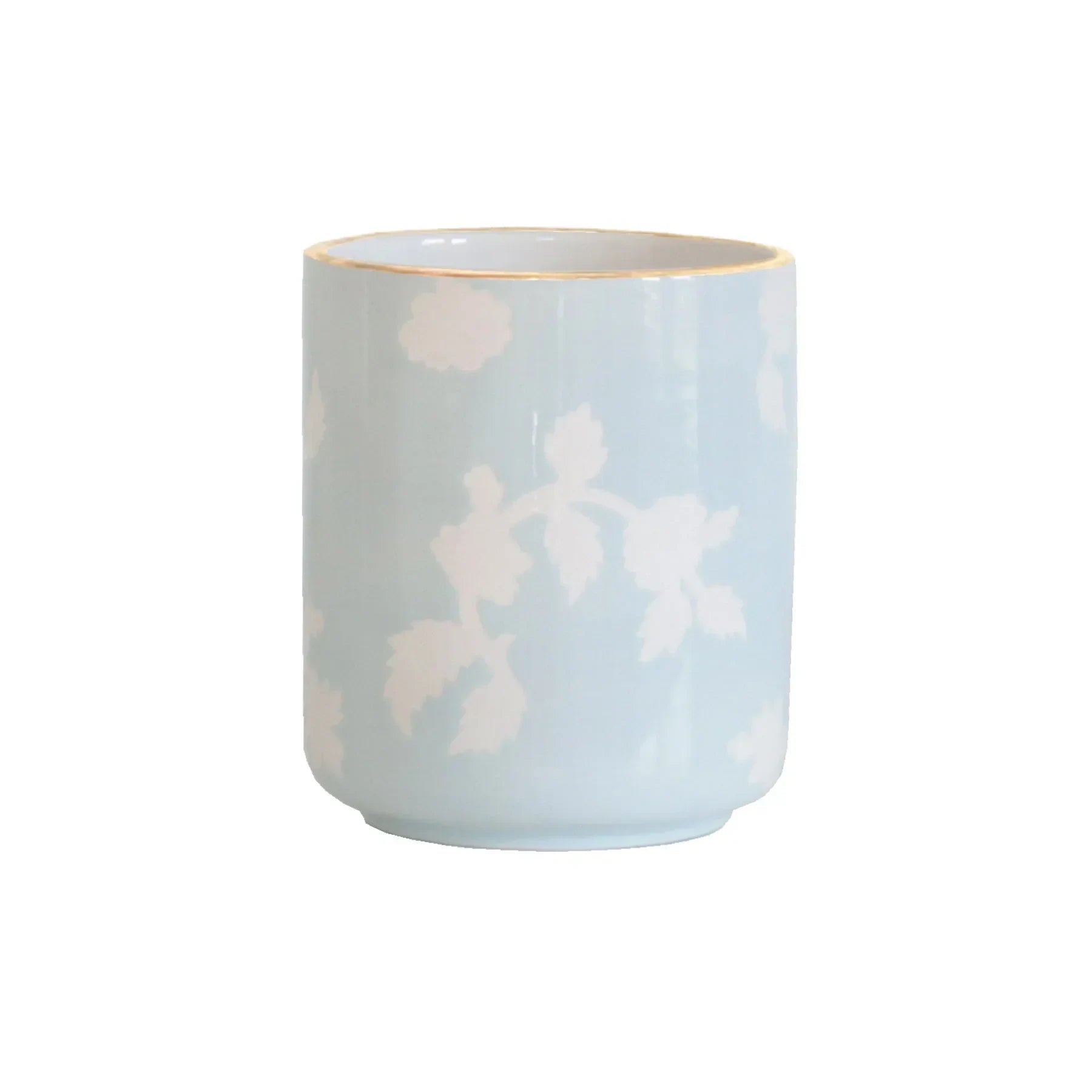 Chinoiserie Dreams Vase with 22K Gold Accent - The Mayfair Hall