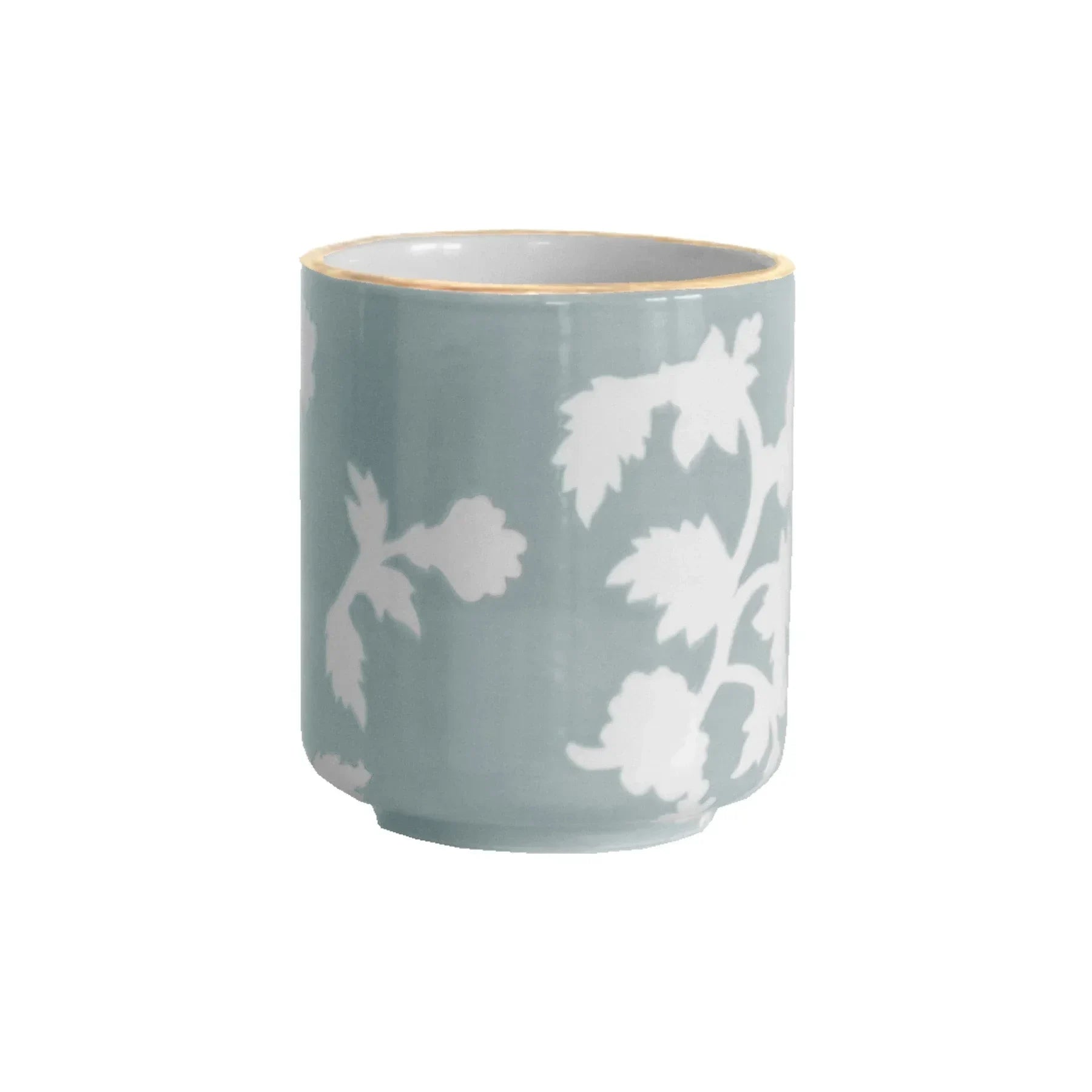 Chinoiserie Dreams Vase with 22K Gold Accent - The Mayfair Hall