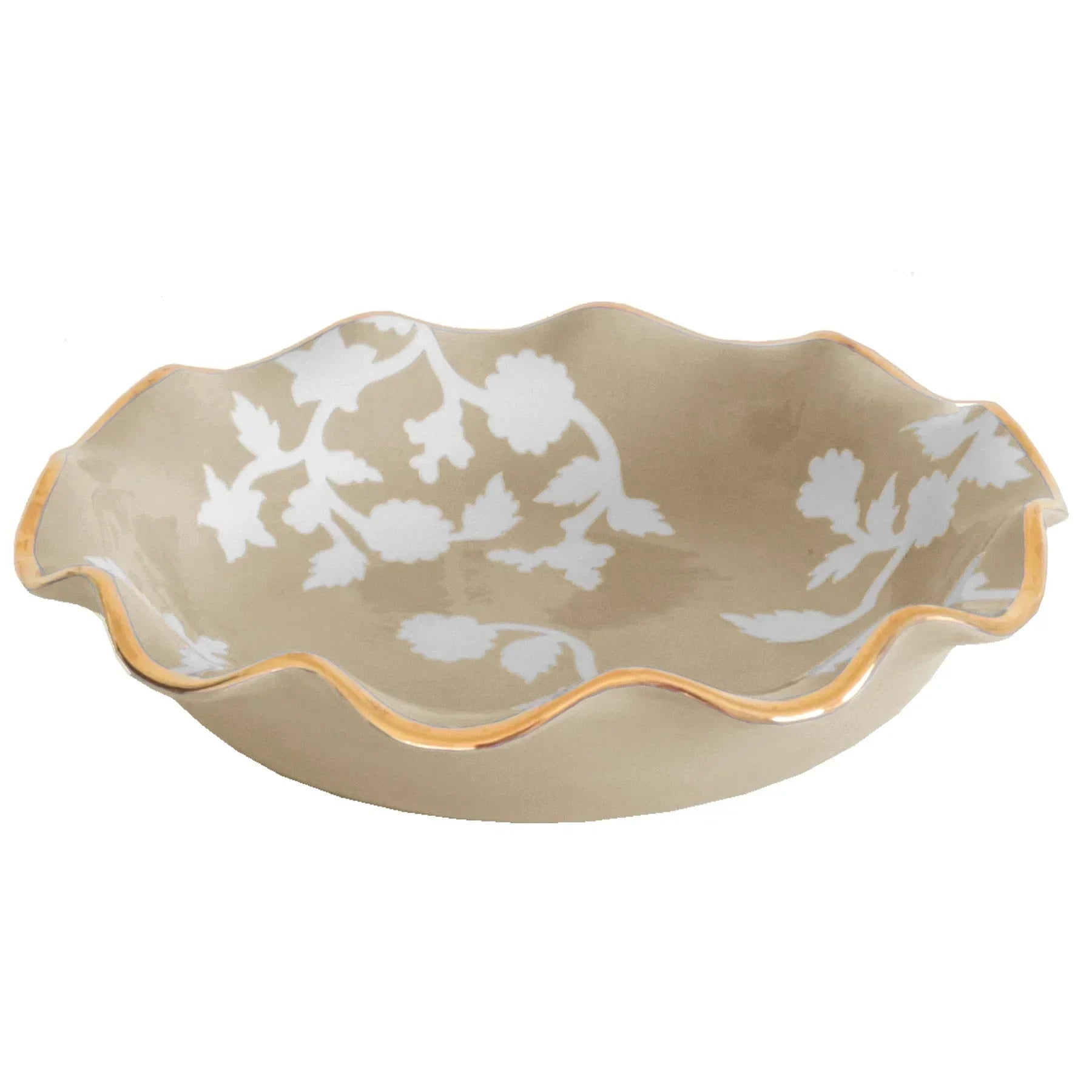 Chinoiserie Dreams Scalloped Bowls with 22K Gold Accent - The Mayfair Hall