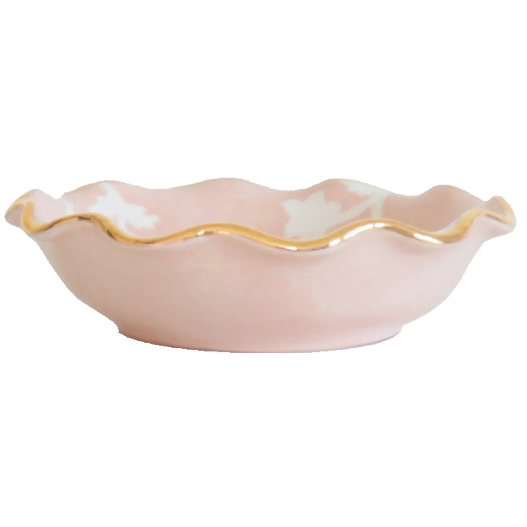 Chinoiserie Dreams Scalloped Bowls with 22K Gold Accent - The Mayfair Hall