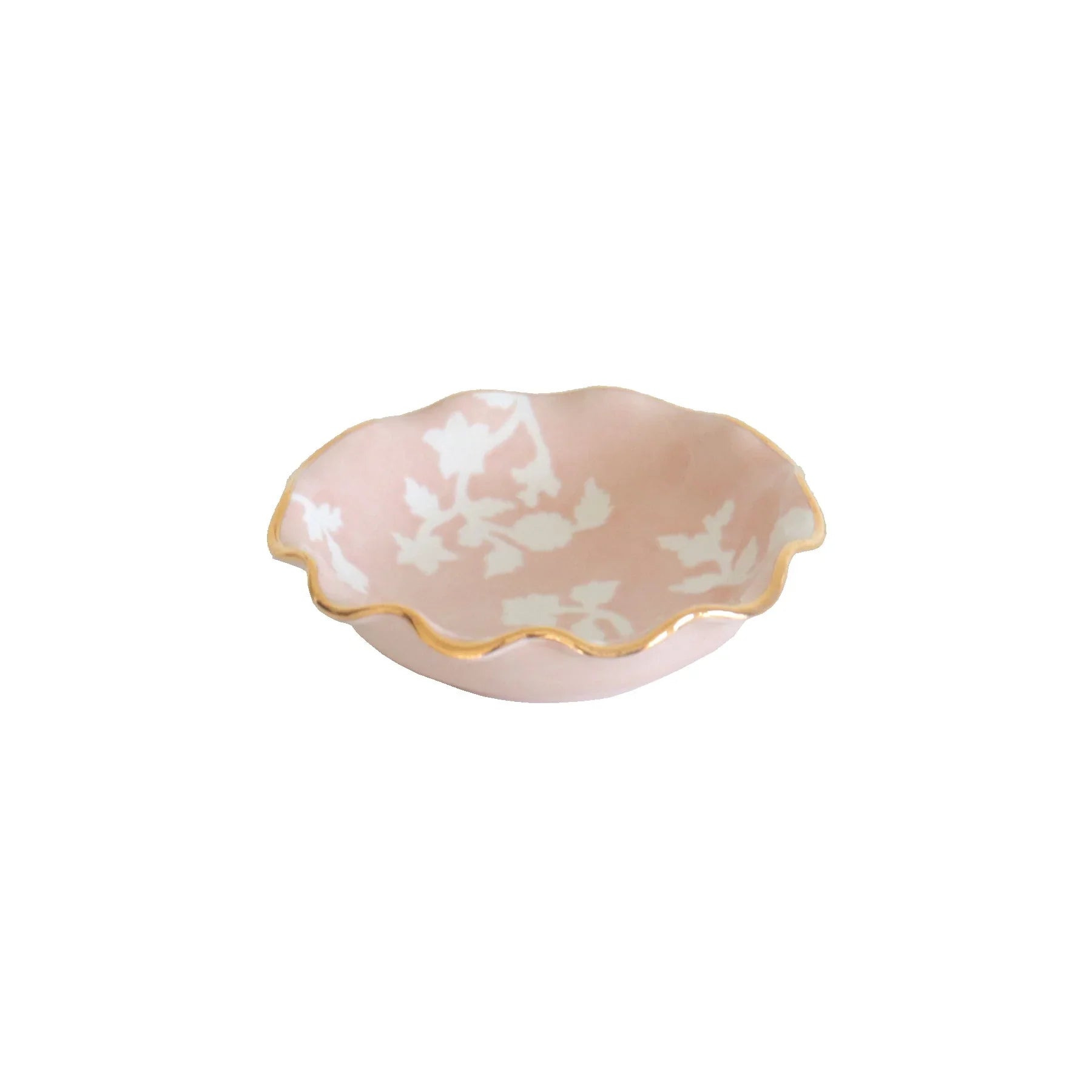 Chinoiserie Dreams Scalloped Bowls with 22K Gold Accent - The Mayfair Hall