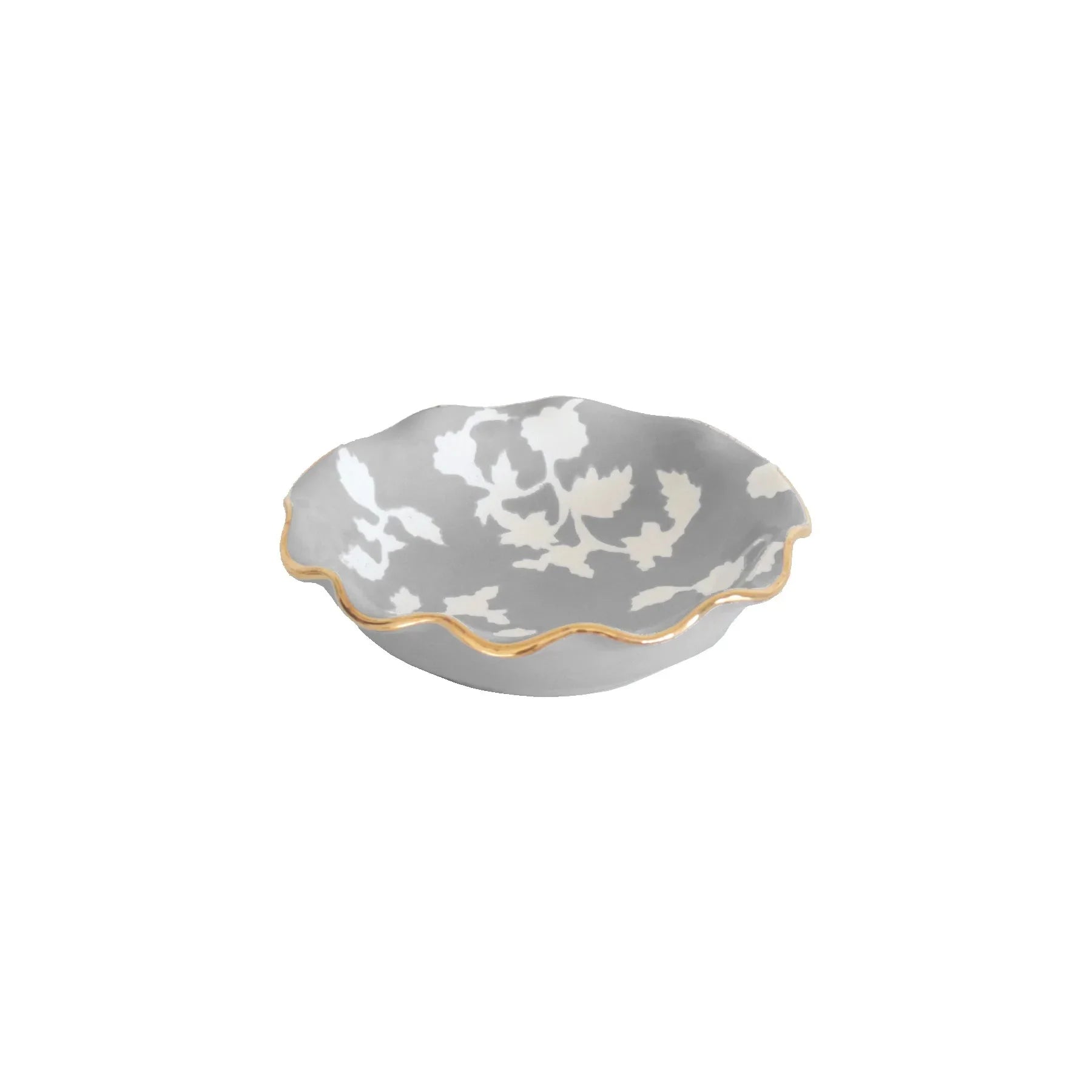 Chinoiserie Dreams Scalloped Bowls with 22K Gold Accent - The Mayfair Hall