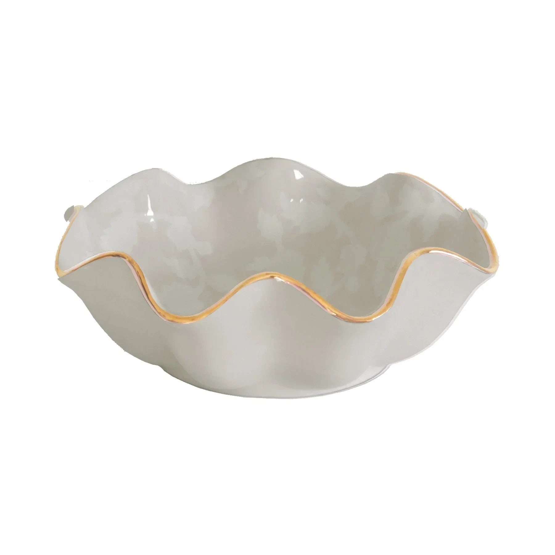 Chinoiserie Dreams Scalloped Bowls with 22K Gold Accent - The Mayfair Hall