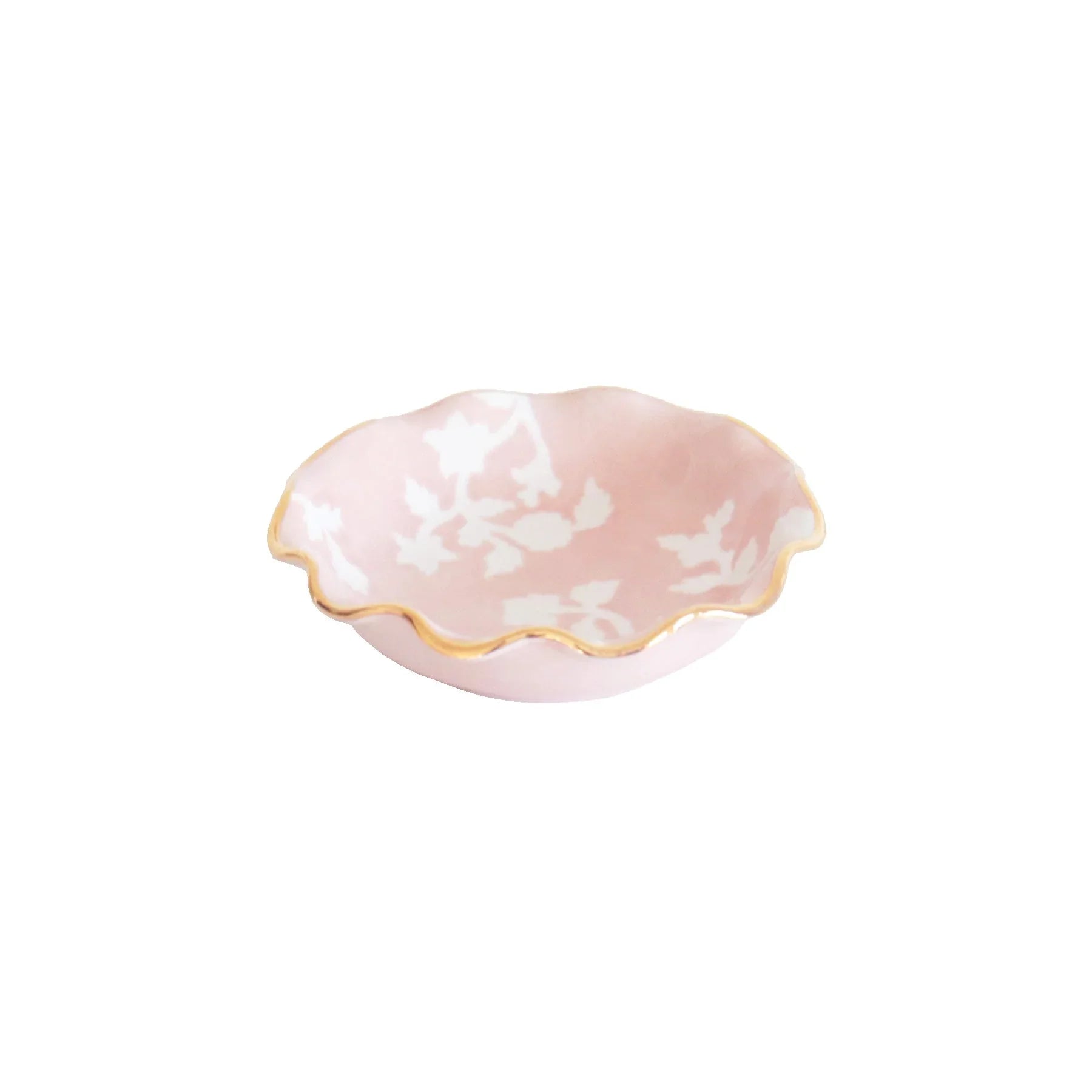 Chinoiserie Dreams Scalloped Bowls with 22K Gold Accent - The Mayfair Hall