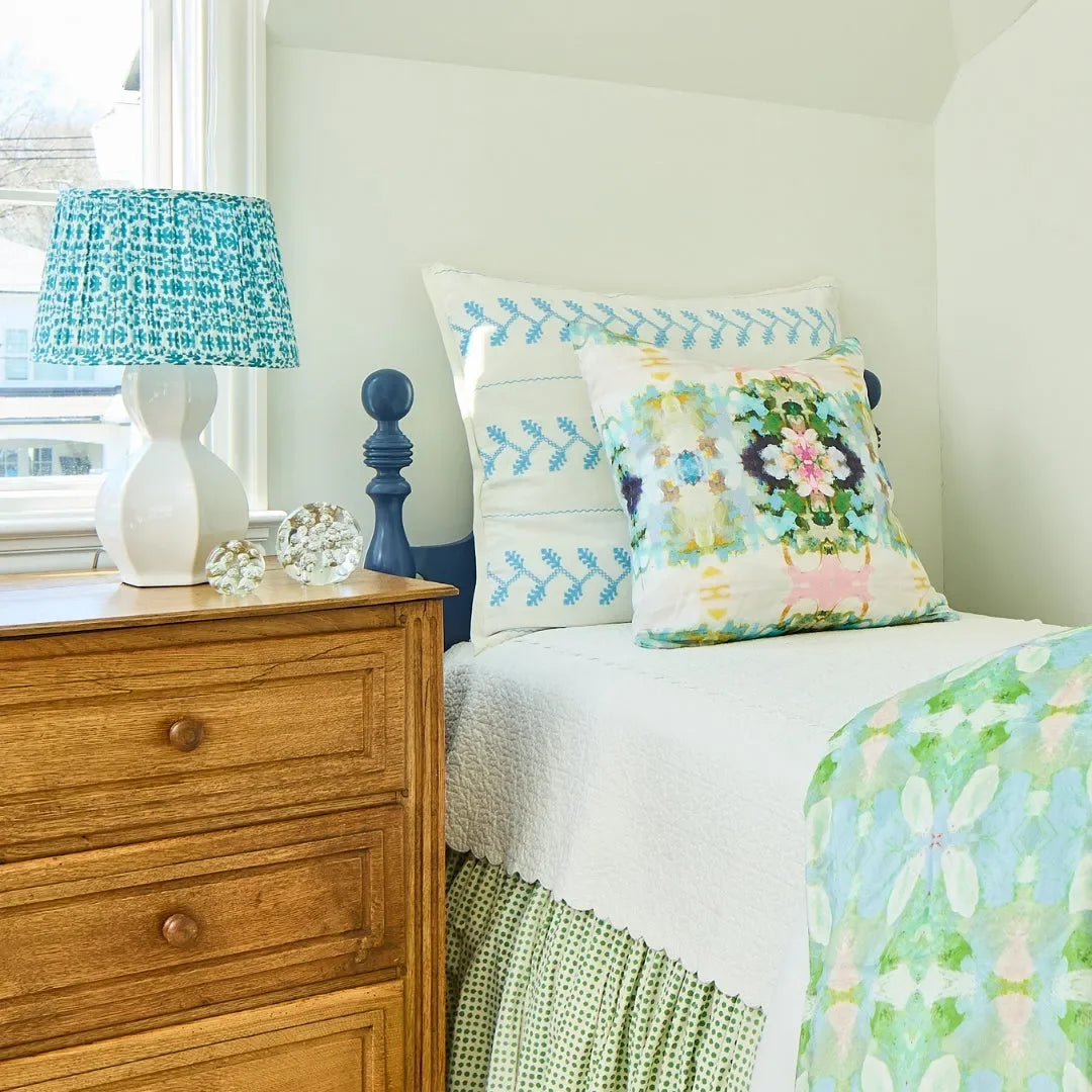 Chintz Mist Pleated Lamp Shade - The Mayfair Hall