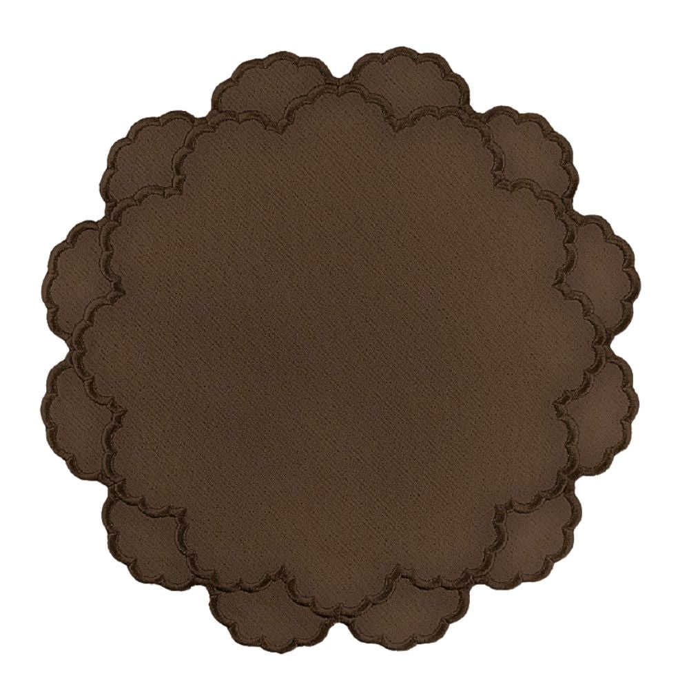 Lillian Placemat in Cocoa (Set of 4)
