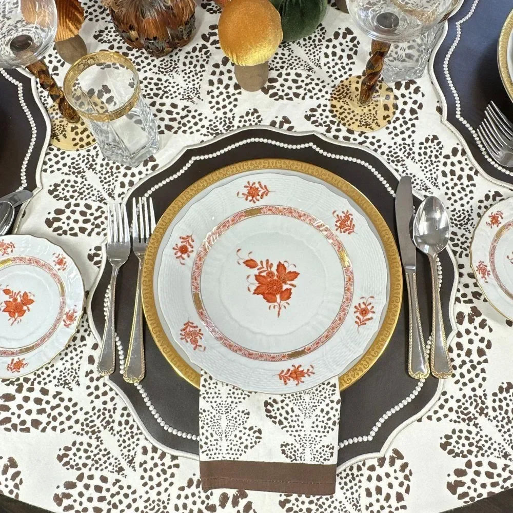 Kelli Cotton Napkin in Cocoa (Set of 4) - The Mayfair Hall