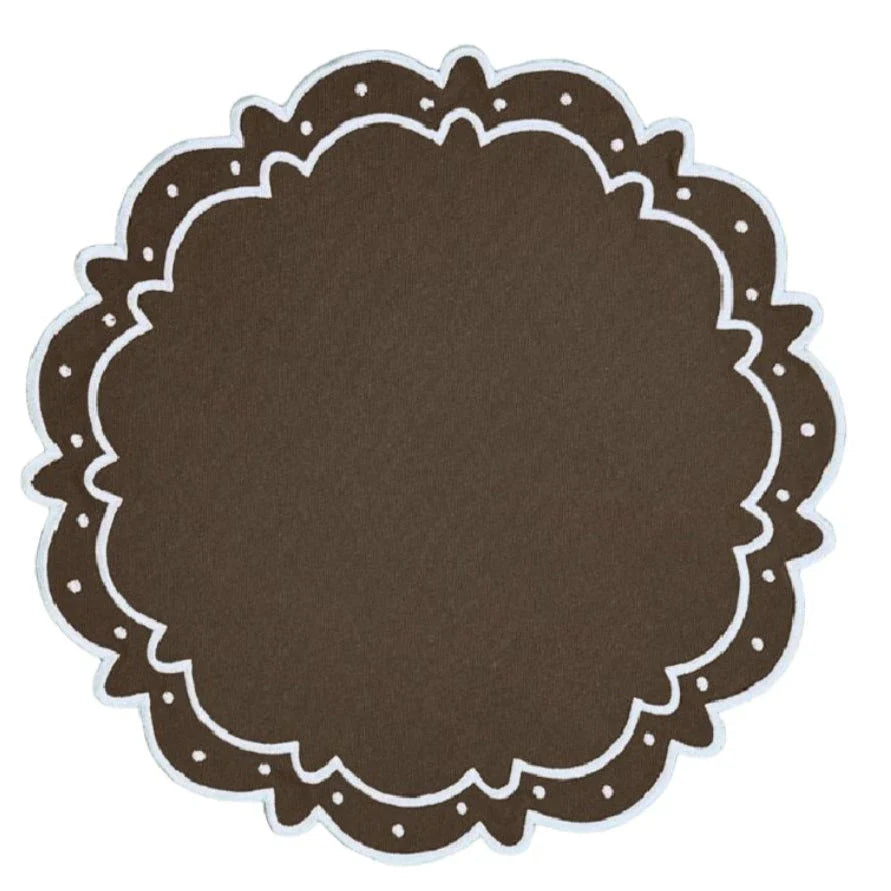 Ava Placemat - Dark Cocoa (Set of 4)