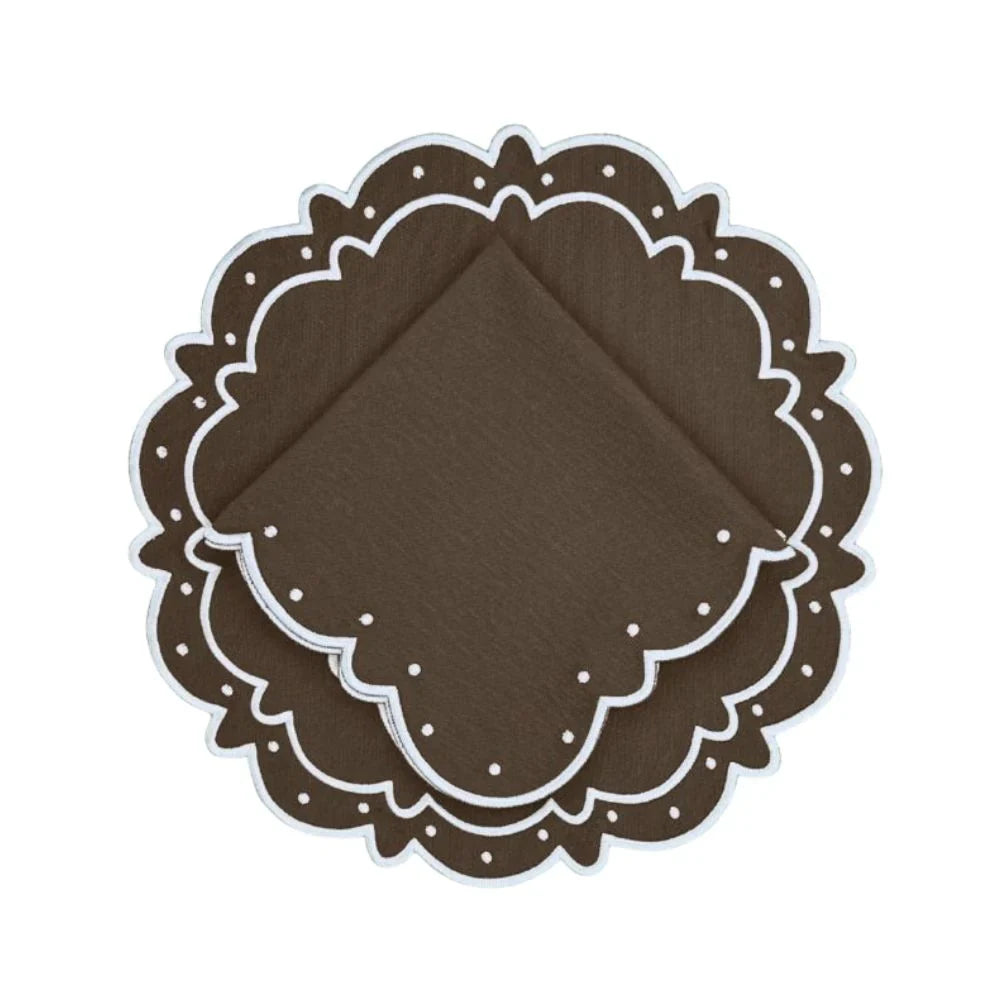 Ava Placemat - Dark Cocoa (Set of 4)