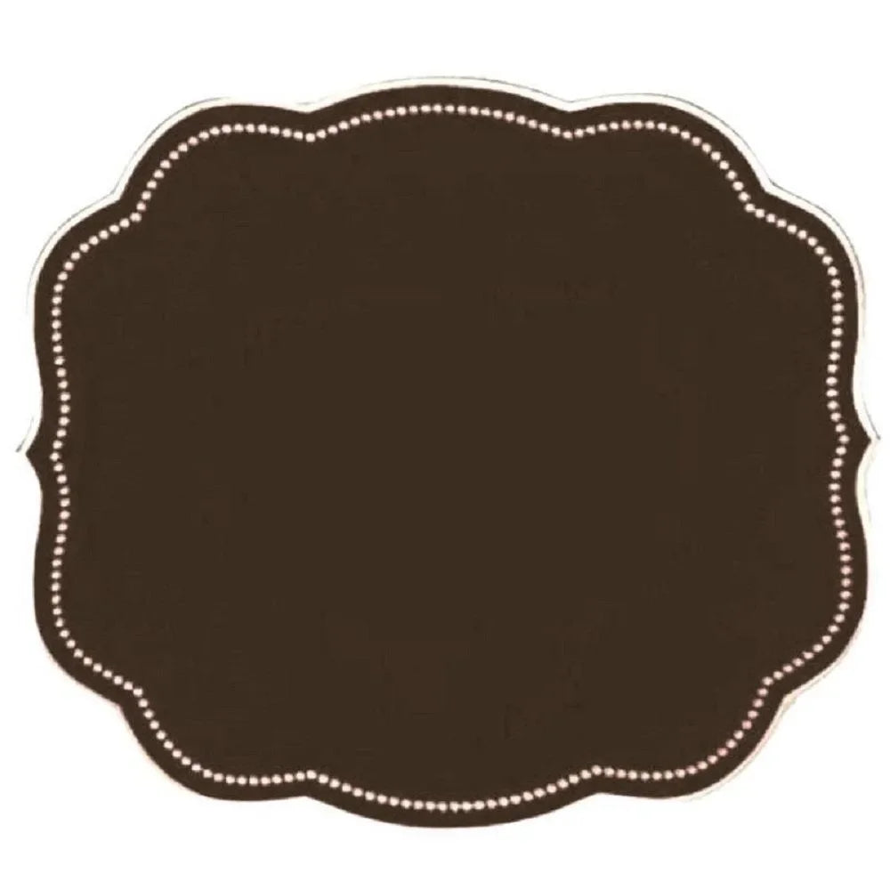 Charlotte Cotton Placemat in Cocoa (Set of 4) - The Mayfair Hall