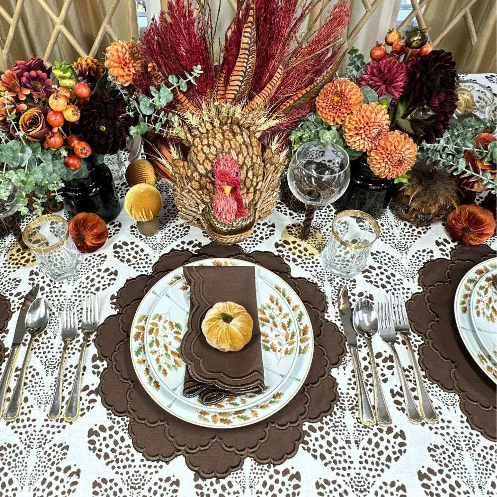 Lillian Placemat in Cocoa (Set of 4)