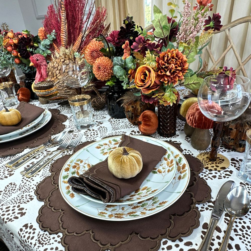 Lillian Placemat in Cocoa (Set of 4)