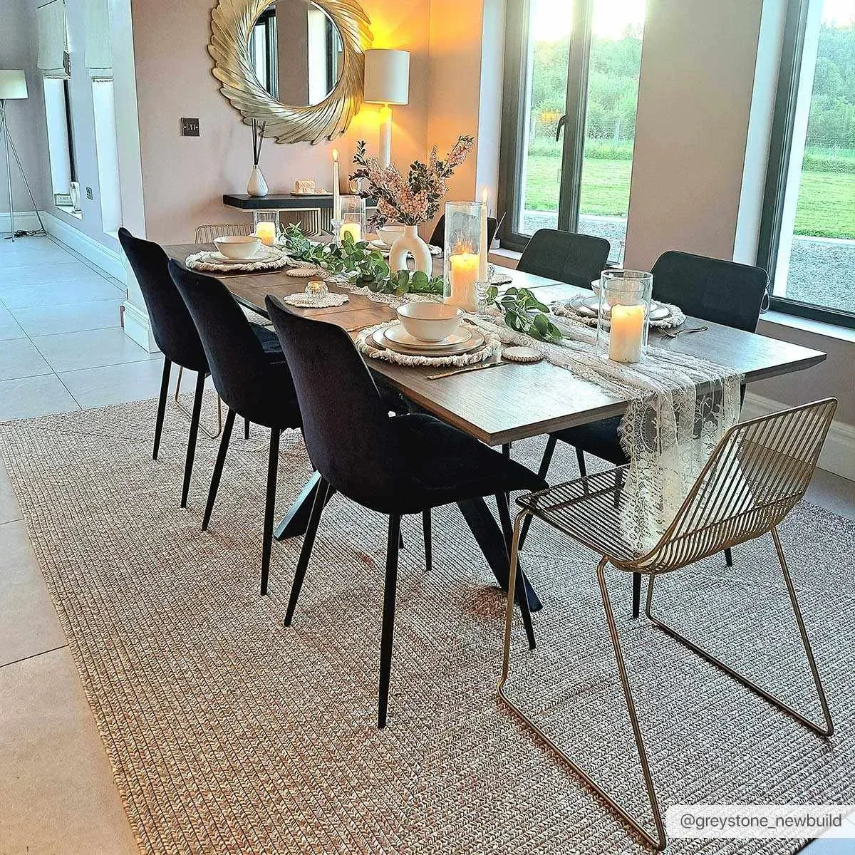 Cream Braided Faux Jute Rug - The Mayfair Hall