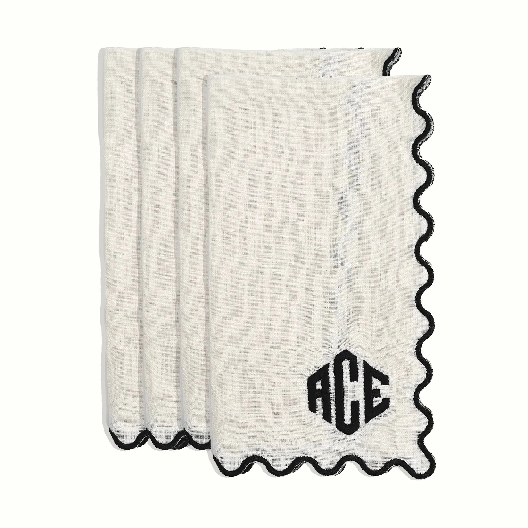 The Vivienne Dinner Napkins - Cream - The Mayfair Hall