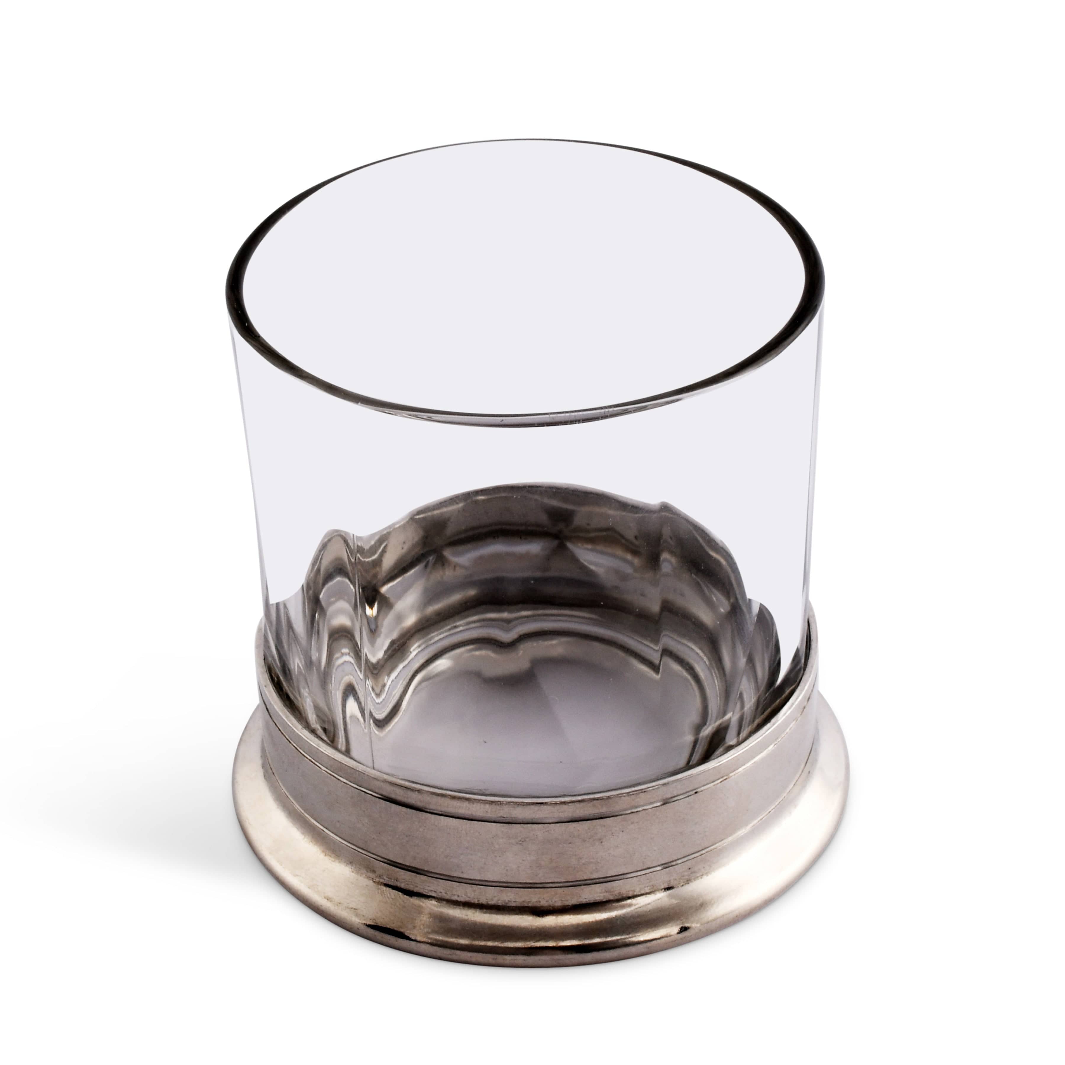 Double Old-Fashioned - Hatched Glass