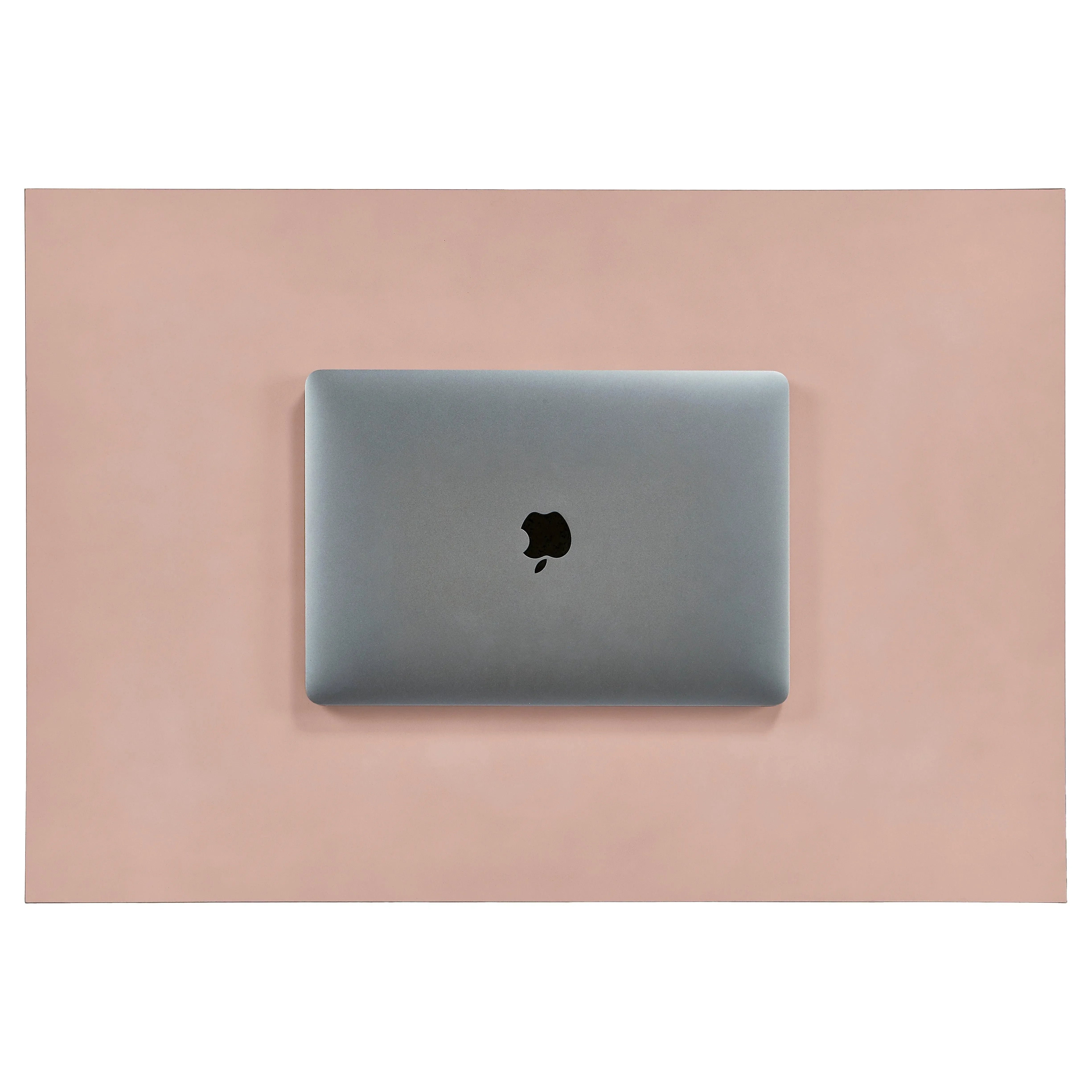 Leather Desk Blotter in Nude and Ivory - The Mayfair Hall