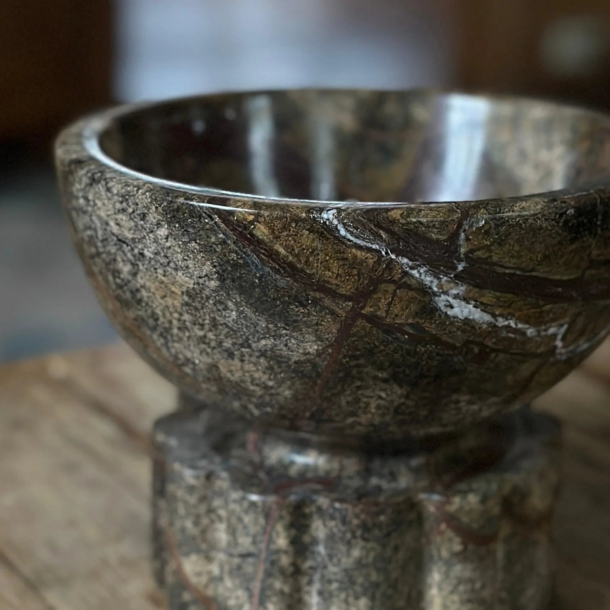 The Mara Bowl in Sea Grass - The Mayfair Hall
