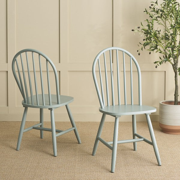 Omaha Wood Dining Chair in Sage (Set of 2)
