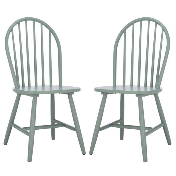 Omaha Wood Dining Chair in Sage (Set of 2)