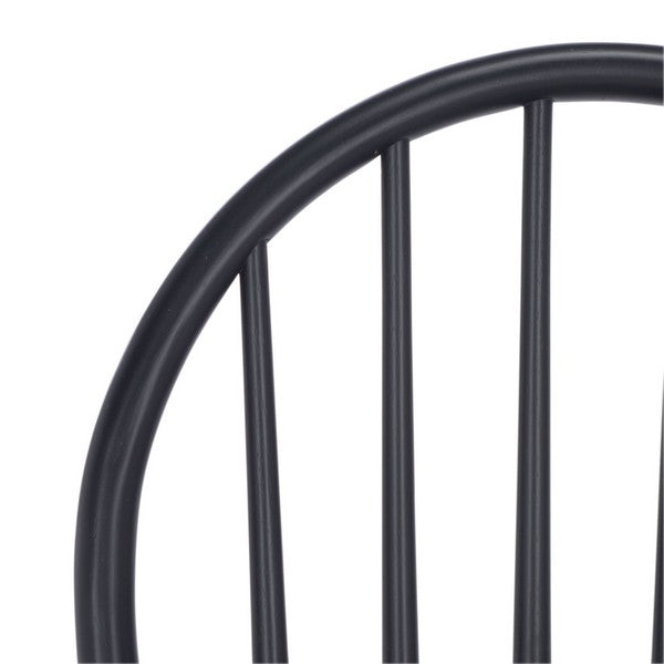 Omaha Wood Dining Chair in Black (Set of 2)