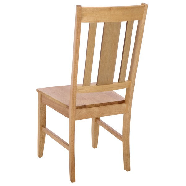 Roswitha Splat Back Dining Chair in Light Oak